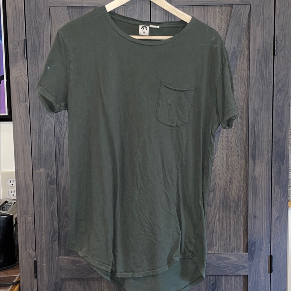 Urban Outfitters Green Pocket T-shirt
